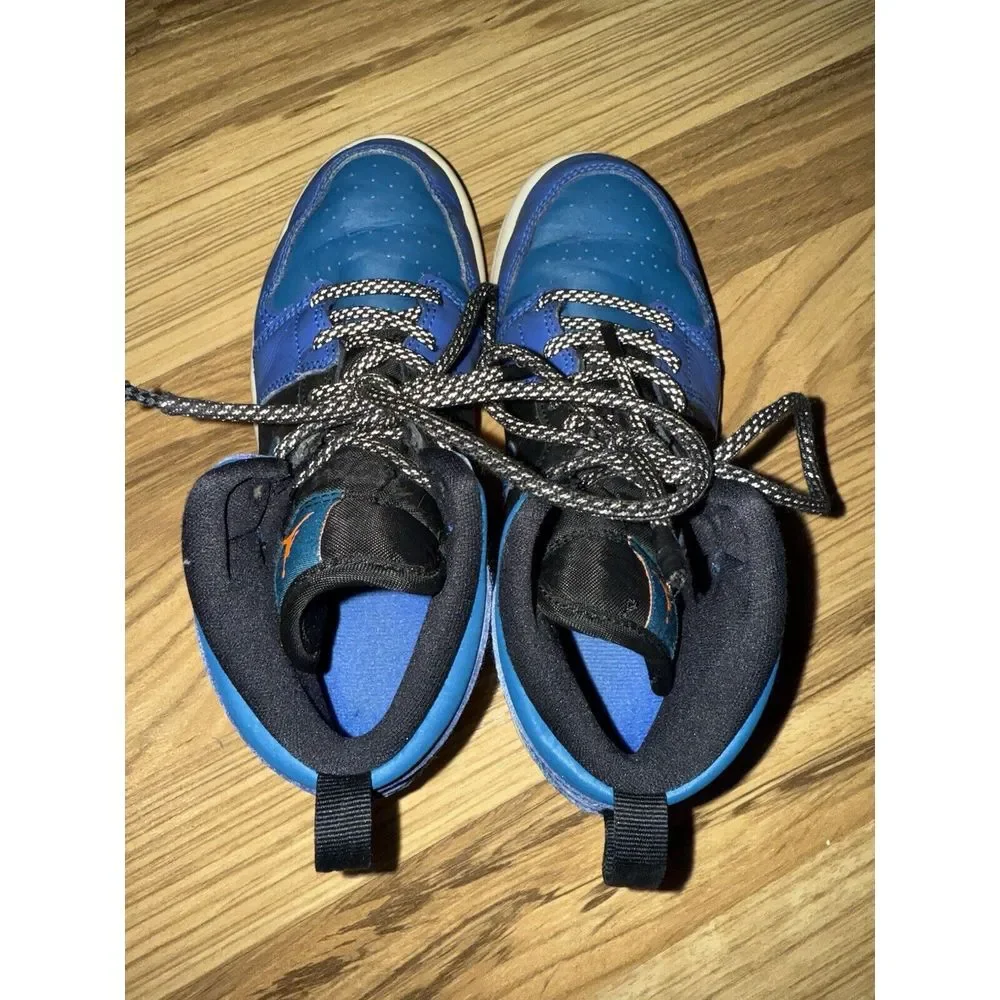 Air Jordan 1 Mid Boys Sz 1.5Y 1.5 Youth GS Racer Blue‎ 554725-440 Shoes Sneakers
